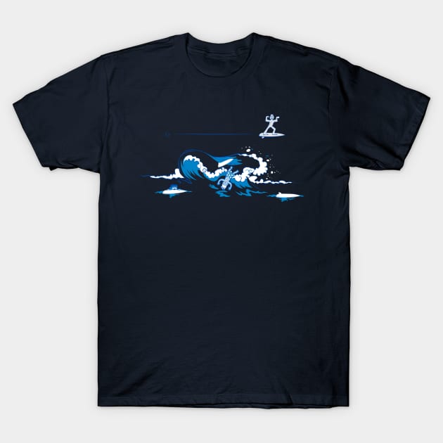 Surfing T-Shirt by BITICOL